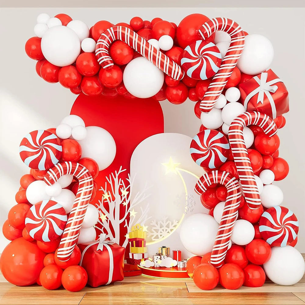 Christmas Balloon Garland Arch Matte  Blloon