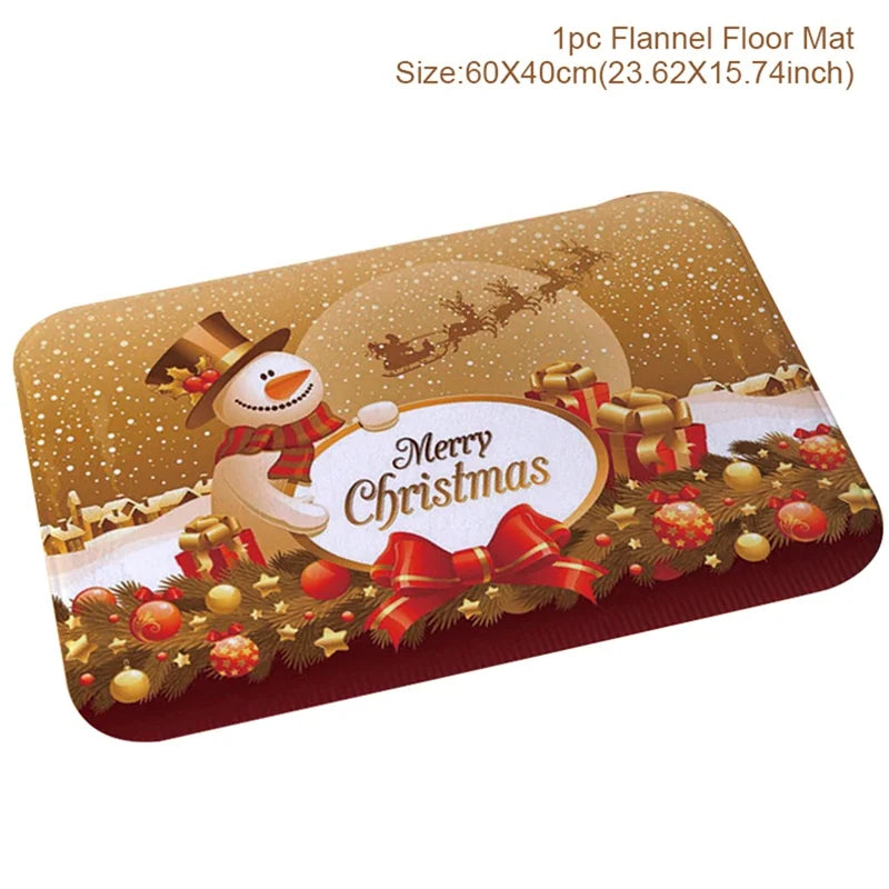 Merry Christmas Decorations for Home Doormat