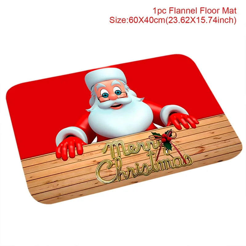 Merry Christmas Decorations for Home Doormat