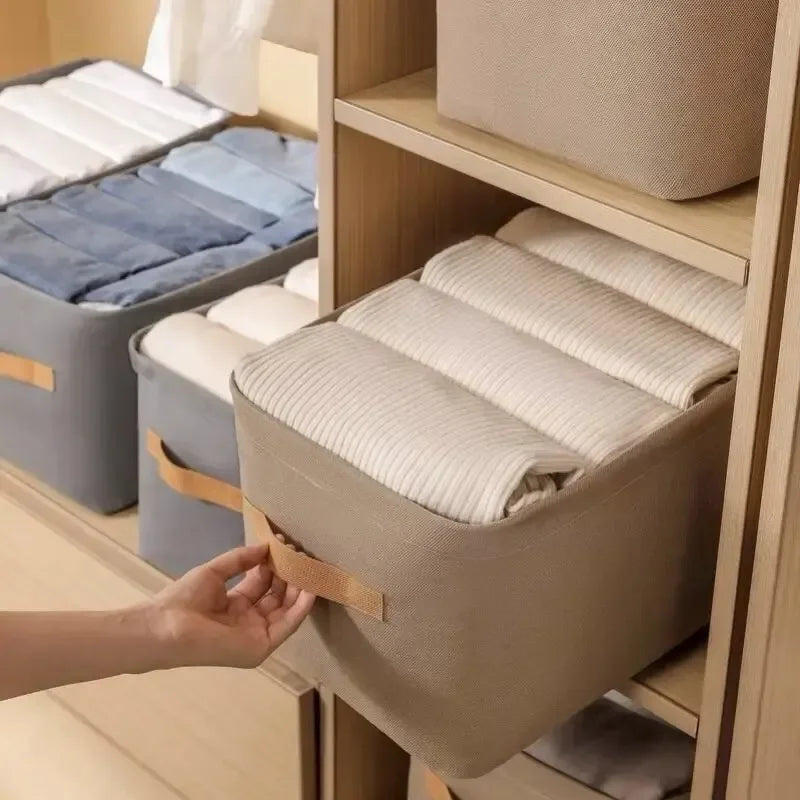 1pc Foldable Clothes and Miscellaneous Items Storage Box.