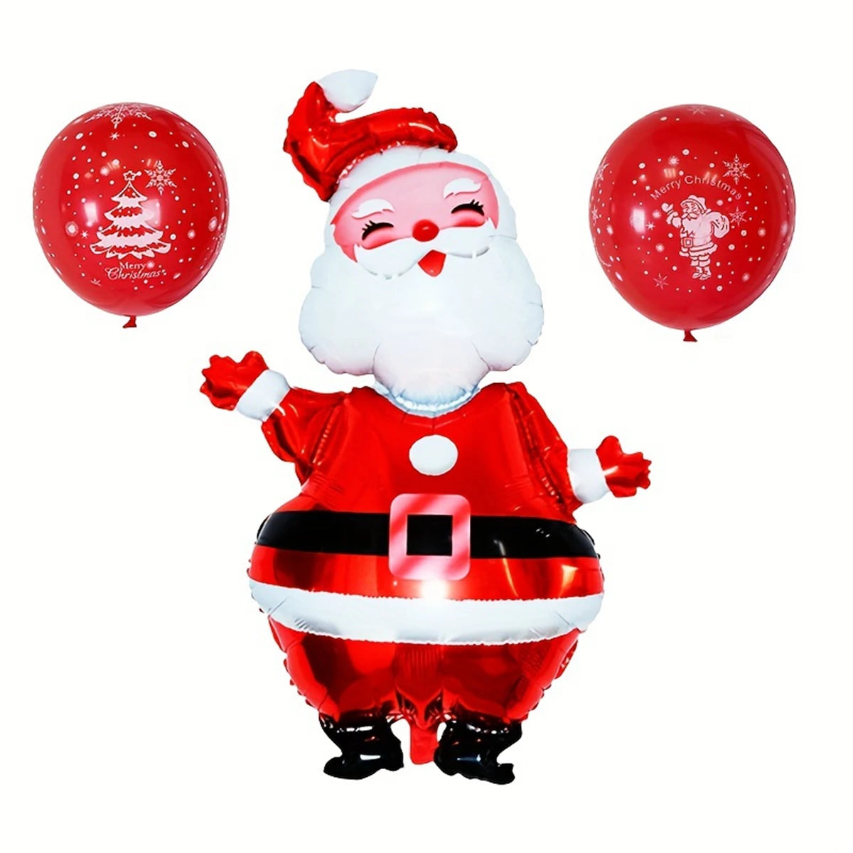 Large Santa Claus Aluminum Foil Balloon for Christmas Party.