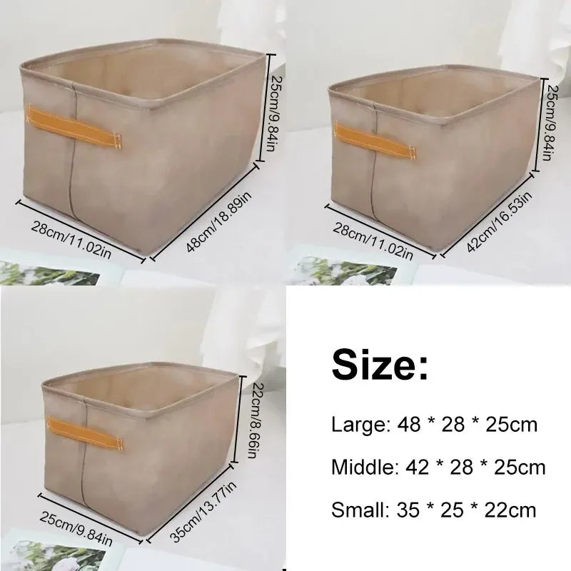 1pc Foldable Clothes and Miscellaneous Items Storage Box.