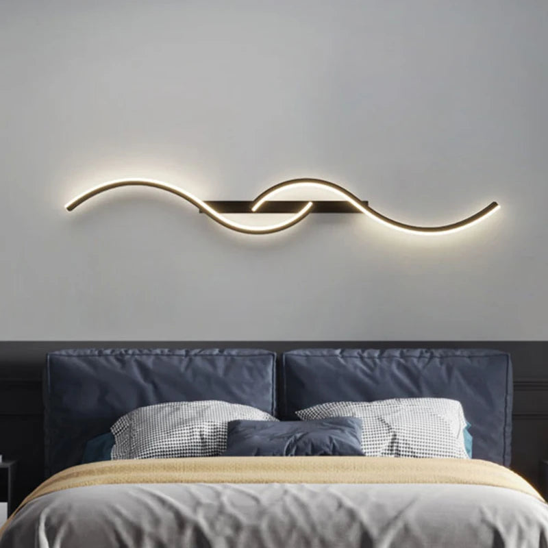 Modern LED Wall Lamp Minimalist Led Light Bedroom.