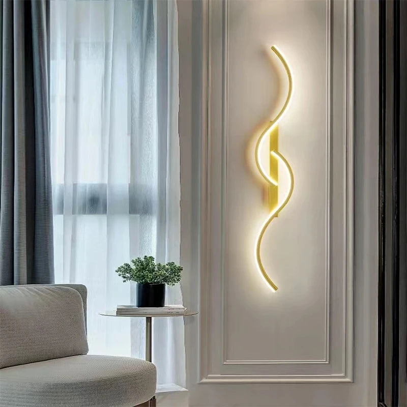 Modern LED Wall Lamp Minimalist Led Light Bedroom.