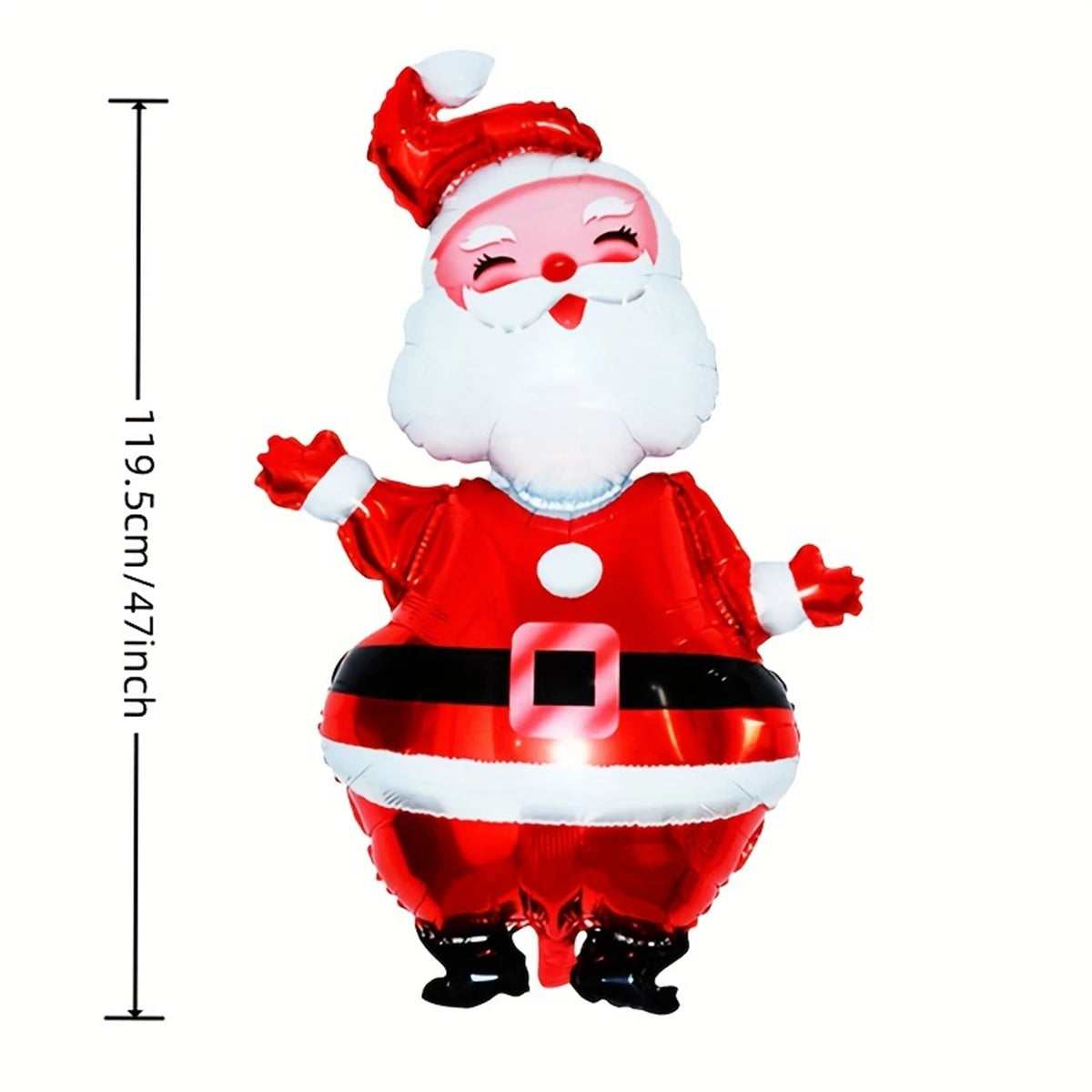 Large Santa Claus Aluminum Foil Balloon for Christmas Party.