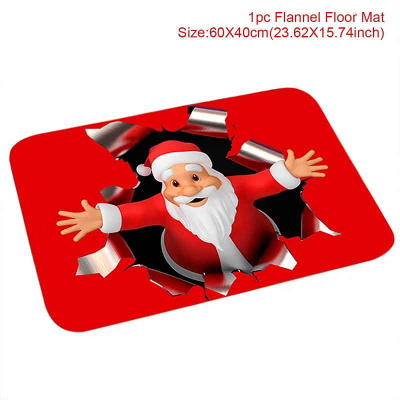 Merry Christmas Decorations for Home Doormat