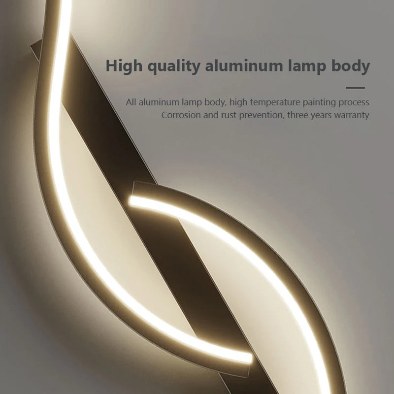 Modern LED Wall Lamp Minimalist Led Light Bedroom.